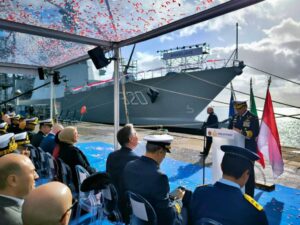 The renaming ceremony for the two Italian-made multipurpose offshore patrol vessels (PPA) purchased by the Indonesia Navy was held on 29 January 2025. Image from the Tentara Nasional Indonesia Angkatan Laut website. The renaming ceremony for the two Italian-made multipurpose offshore patrol vessels (PPA) purchased by the Indonesia Navy was held on 29 January 2025. Image from the Tentara Nasional Indonesia Angkatan Laut website.