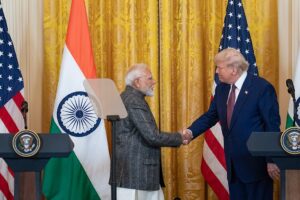 Indian prime minister Narendra Modi’s visit to the White House on 13 February 2025. Image source: Wikimedia Commons. Indian prime minister Narendra Modi’s visit to the White House on 13 February 2025. Image source: Wikimedia Commons.