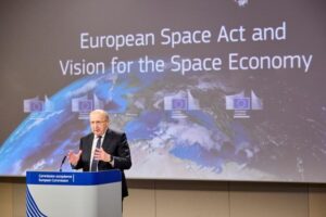 The EU Space Act’s principle of security by design requires cybersecurity considerations to be integrated from the earliest stages of system development rather than treated as an afterthought. Image source: European Union, 1995-2025, CC BY 4.0. The EU Space Act’s principle of security by design requires cybersecurity considerations to be integrated from the earliest stages of system development rather than treated as an afterthought.Image source: European Union, 1995-2025, CC BY 4.0.