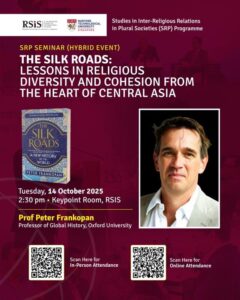 SRP seminar 14 oct SRP Seminar by Prof Peter Frankopan